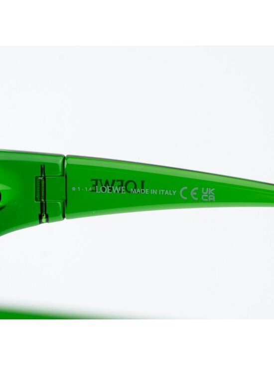 Loewe x PAULA\'S IBIZA Women Sunglasses Green Smoke Wraparound LW40143U 98A main image 12